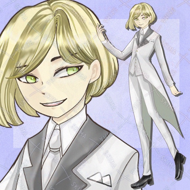 금발 연미복 소년 상품 이미지