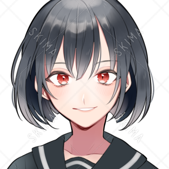 おかっぱ女子 差分付き 計4枚 スキマ スキルのオーダーメイドマーケット Skima