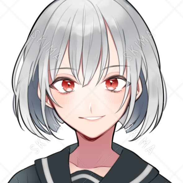 おかっぱ女子 差分付き 計4枚 スキマ スキルのオーダーメイドマーケット Skima