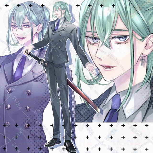 Japanese sword/neutral suit [10 expressions]. 的商品圖片