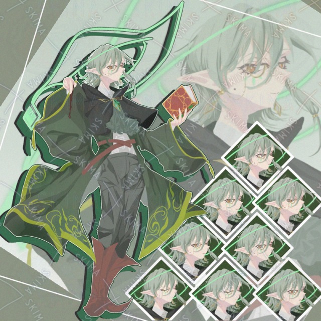 표정 차이 8종】바람의 마법사 상품 이미지