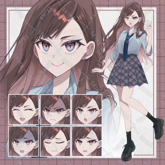 7 kinds of expressions] Girl in uniform 的商品圖片