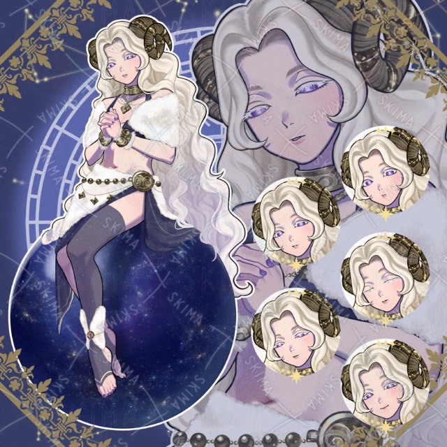 Image of Beastman (sheep) [5 expressions].