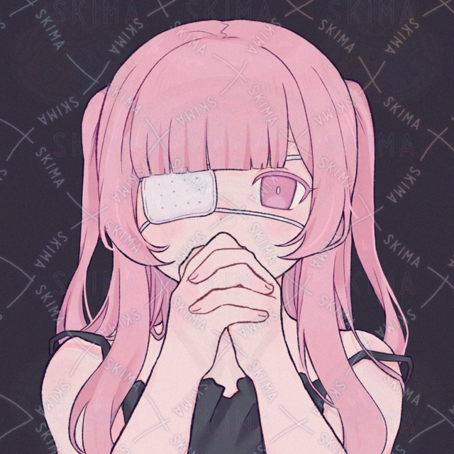 Image of The girl with the eye patch