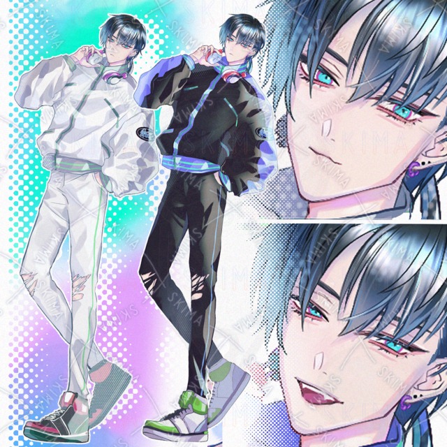 Streetwise character [9 expressions + dress-up]. 的商品圖片