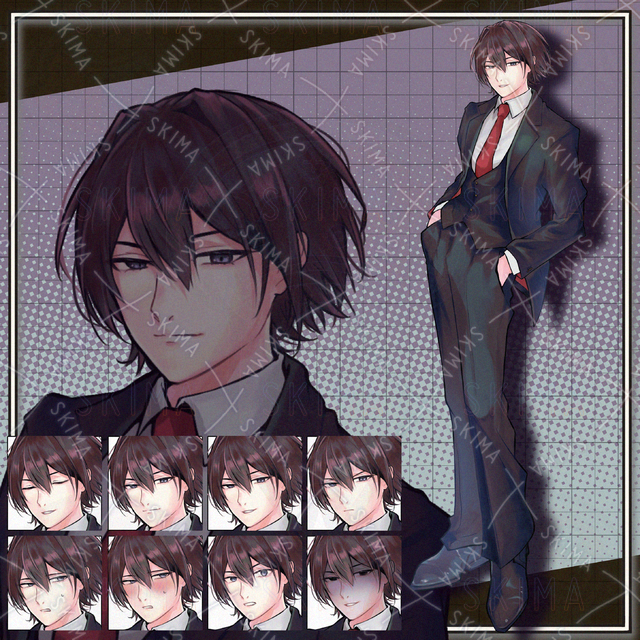 Man in suit [8 different facial expressions]. 的商品圖片
