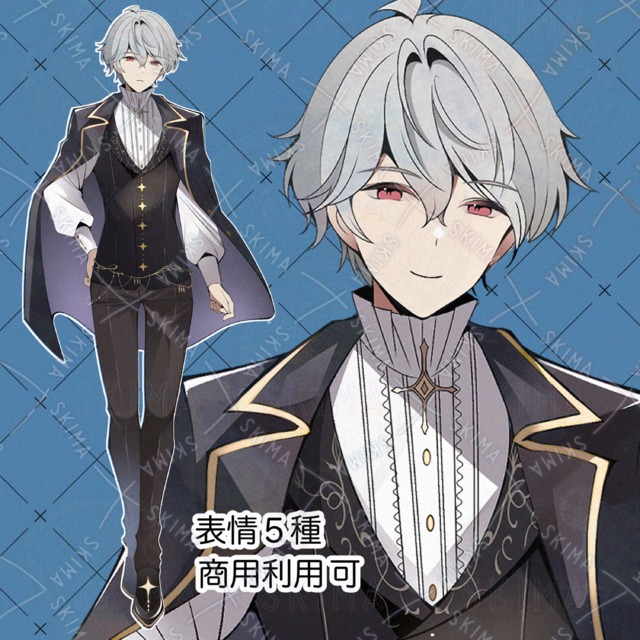 Male 5 kinds of expressions 的商品圖片