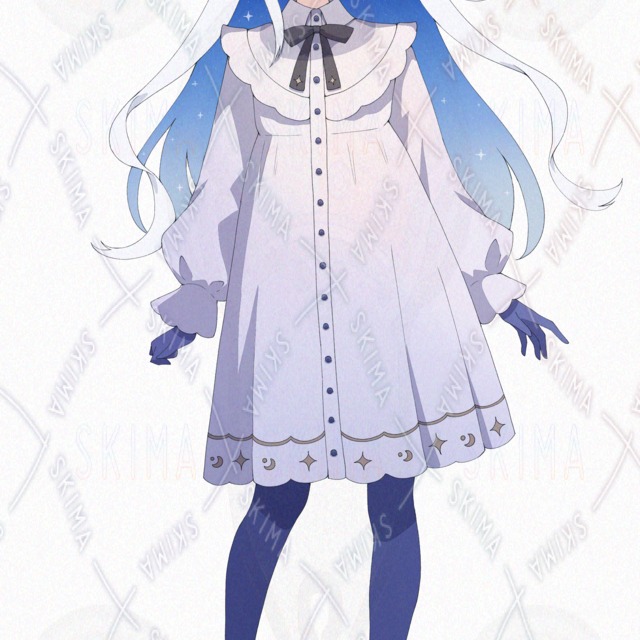 【表情9種】星空髪の人【adopt】の商品画像5枚目