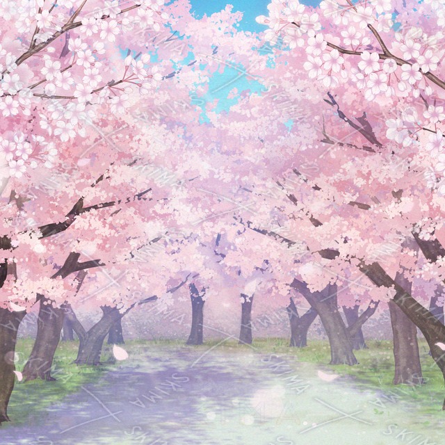 Image 2 of Cherry Blossom Avenue – Night Edition