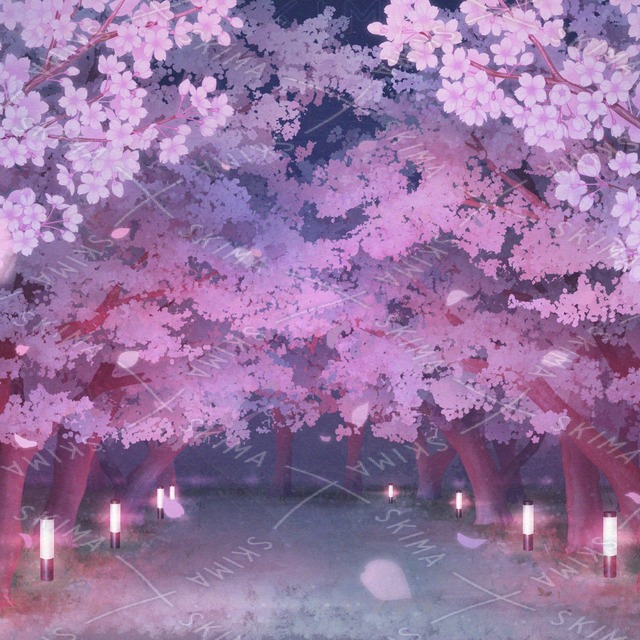 Image 7 of Cherry Blossom Avenue – Night Edition