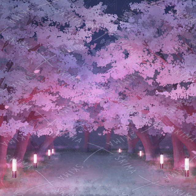 Image 8 of Cherry Blossom Avenue – Night Edition