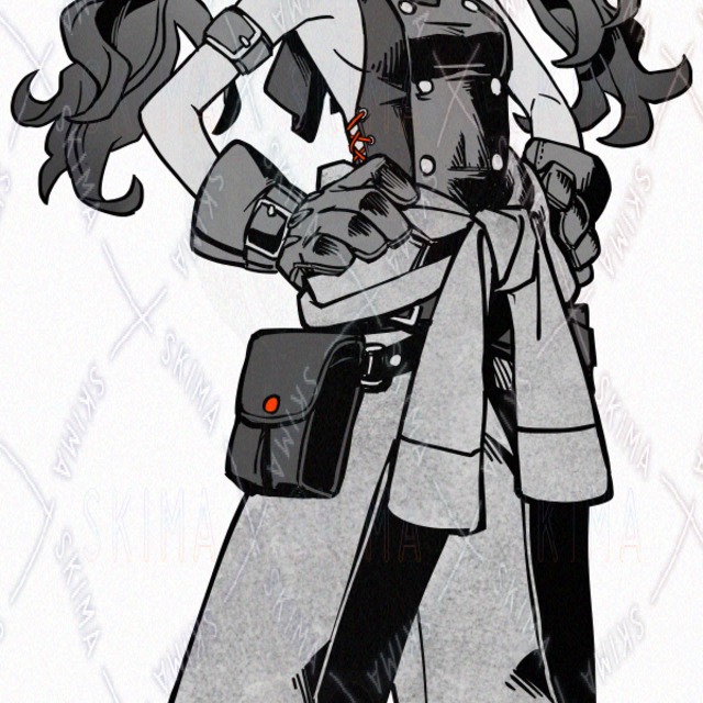 Easy standing picture 24 [5 expressions]. 的商品圖片第 5 張