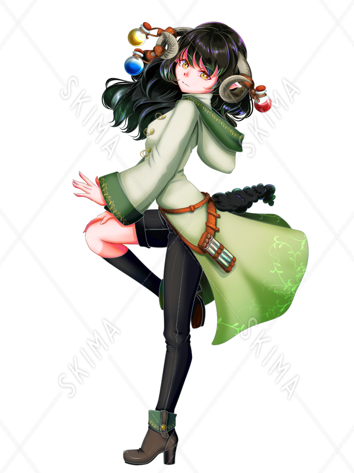 スチームパンクな黒羊の娘 スキマ スキルのオーダーメイドマーケット Skima