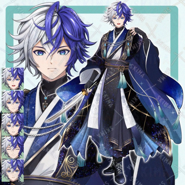 刀差分・表情差分あり】和風ファンタジー男性 상품 이미지