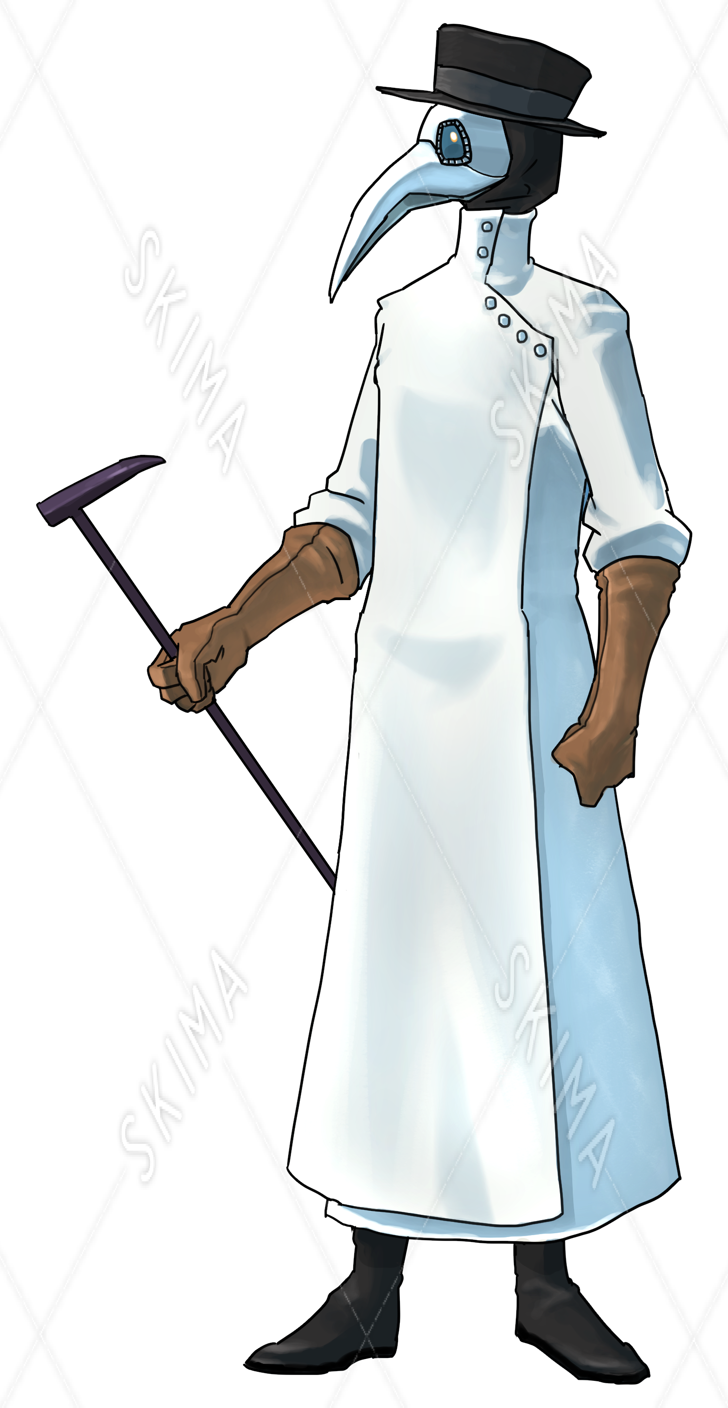 ペスト医師風立ち絵2種 スキマ スキルのオーダーメイドマーケット Skima