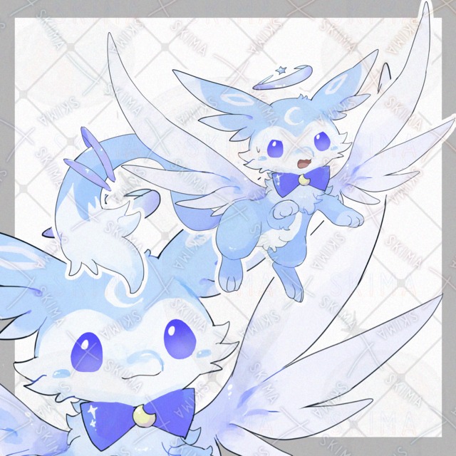 天使風ケモ【表情9種類】の商品画像