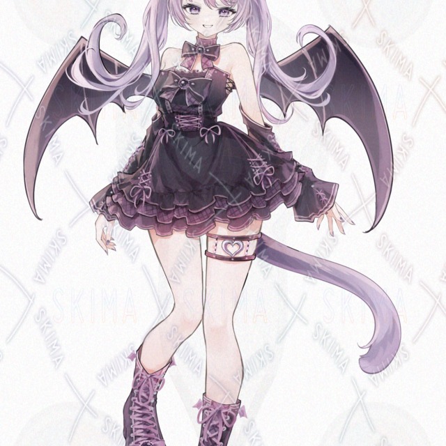 ねこみみ悪魔【表情全6種】の商品画像2枚目