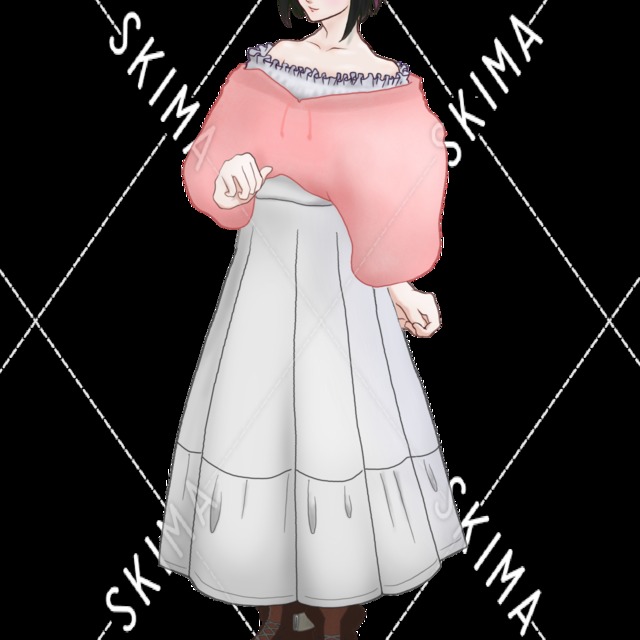 【TRPG】女性/かわいい/桜色/桃色/ピンク【立ち絵】