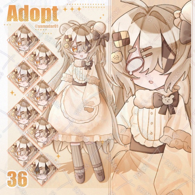 adopt36/表情8種+装飾1種の商品画像