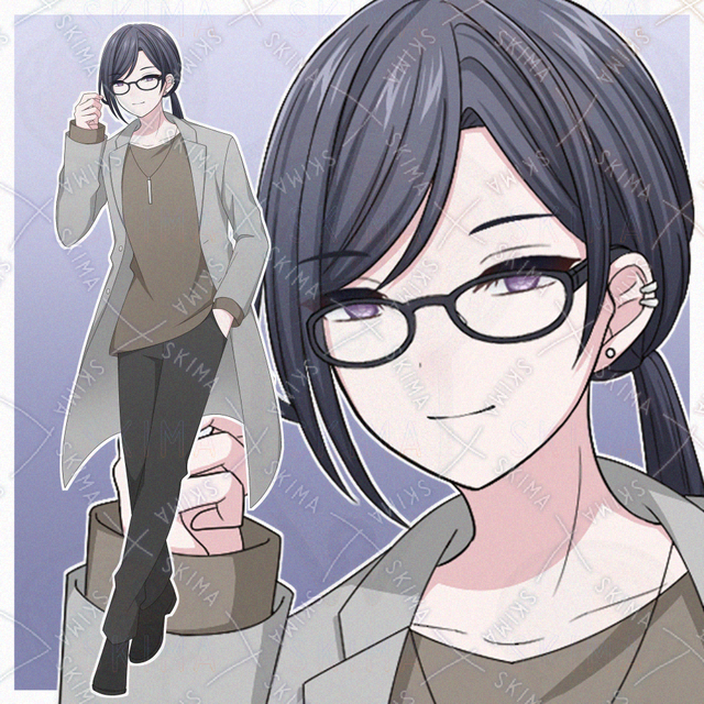 Civilian Clothes Man with Glasses – 10 Expression Variations 的商品圖片