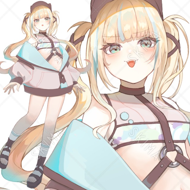 ねこっぽい八重歯の女の子