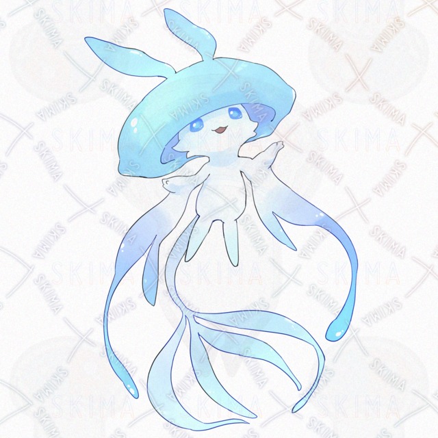 水属性の子【表情10種類】の商品画像3枚目