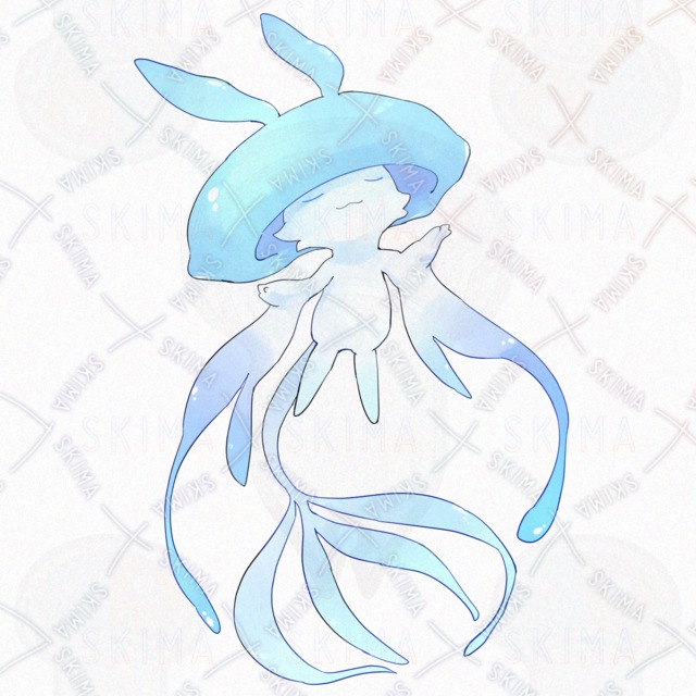 水属性の子【表情10種類】の商品画像9枚目