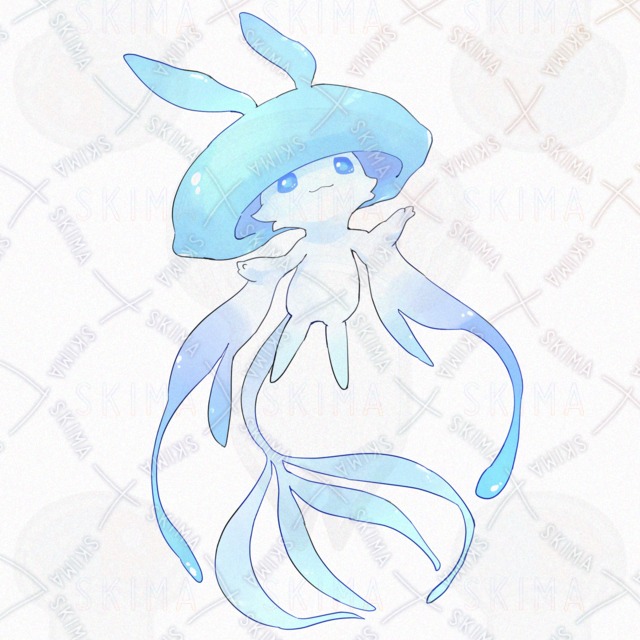 水属性の子【表情10種類】の商品画像2枚目