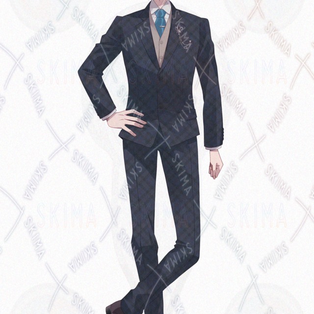 【表情７種】スーツの男子の商品画像7枚目