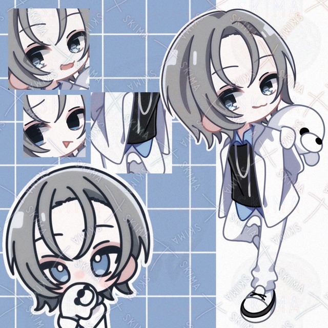 데포르메 일러스트・표정차이 8종 + 미니 캐릭터 [065] 상품 이미지