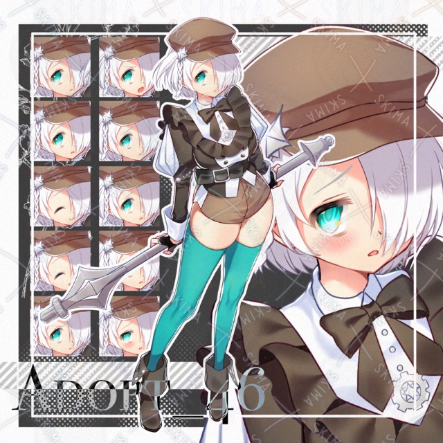 【表情10種】　Adopt_46