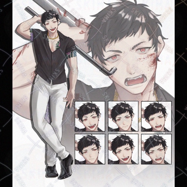 Muscular Male – 6 Expressions + 3 Parts 的商品圖片