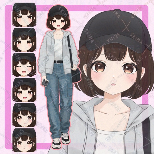 ADちゃん【表情計6枚】표정계 상품 이미지