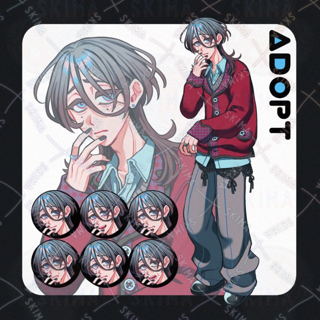 【Adopt2】困り眉なウルフの子の商品画像