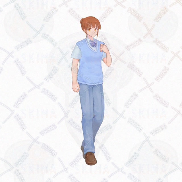 Image 11 of [ADOPTABLES] School Uniform, Backpack, Clothing Variations