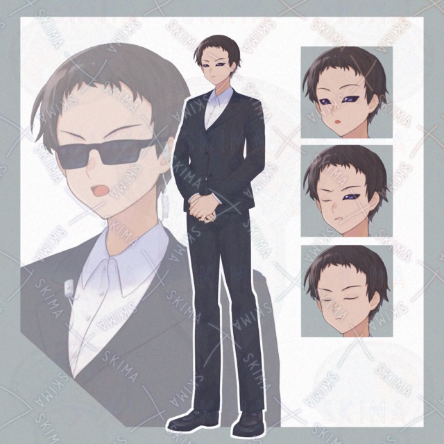 【ADOPTABLES】全黒目/スーツ/グラサンの商品画像