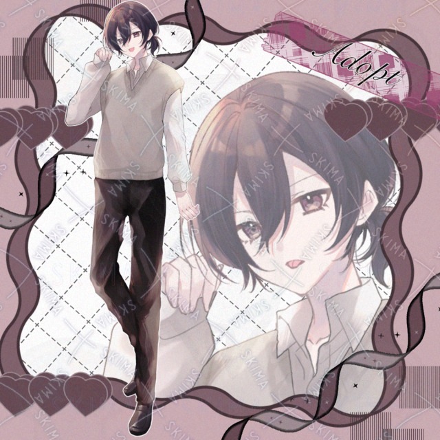 Image of 〈On Sale〉【10 Expression Variations】Student Boy Adopt04