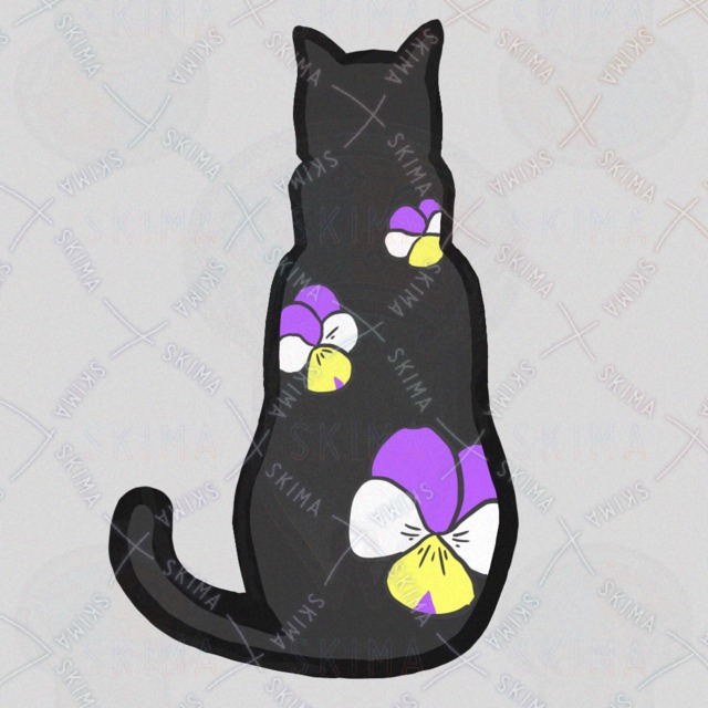 スミレ猫（黒）