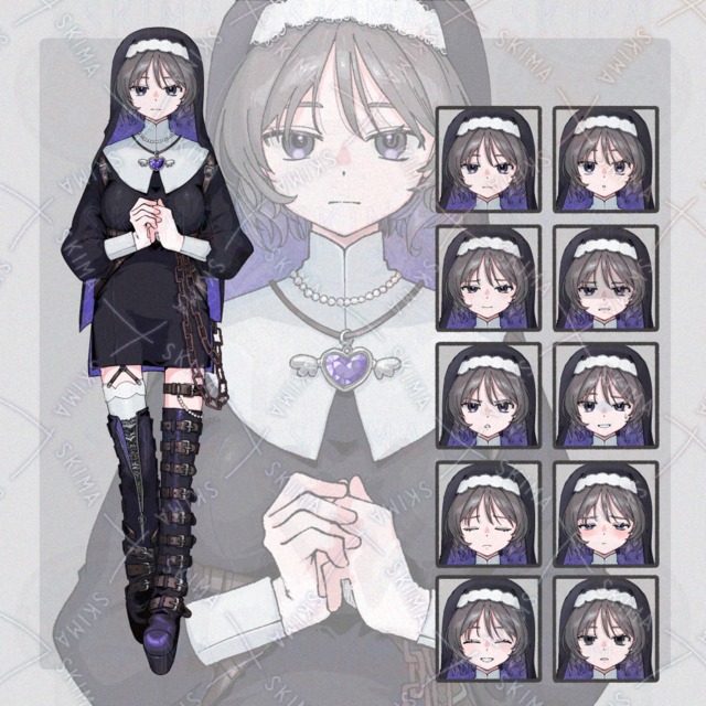 Character Stand-alone Illustration [10 Expressions] 的商品圖片