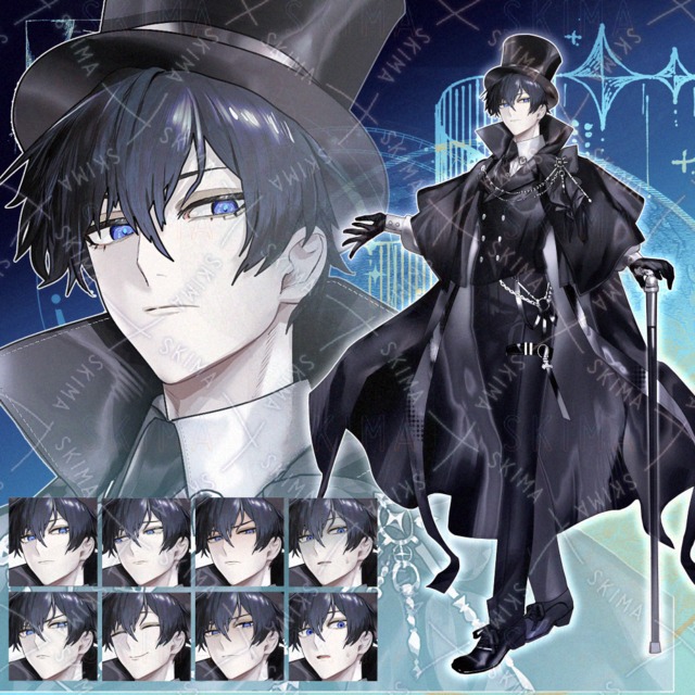 Men in Classic Suits [8 Expressions] 的商品圖片