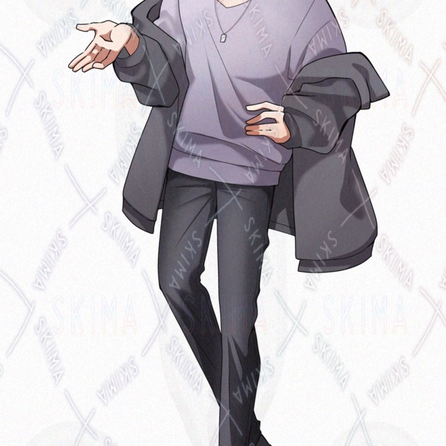 金髪の男性【表情差分あり】の商品画像3枚目