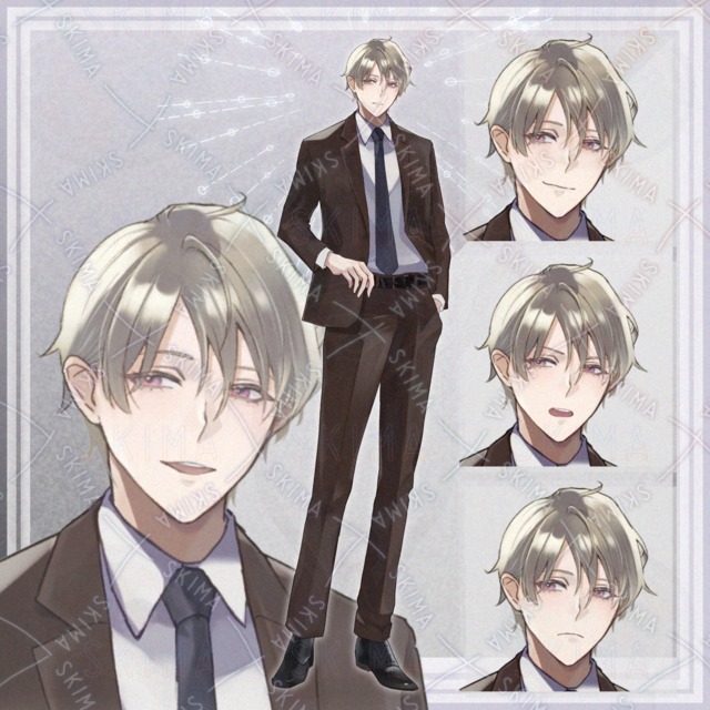 男性キャラクターの立ち絵の商品画像