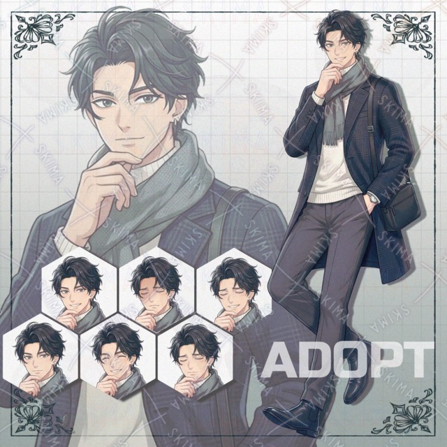 Black-Haired Male: 6 Expressions 的商品圖片