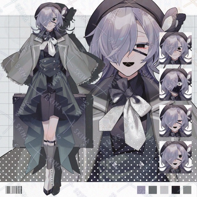 Prince Lolita Outfit — 8 Facial & Torso Variations — Gender-Neutral Child 的商品圖片