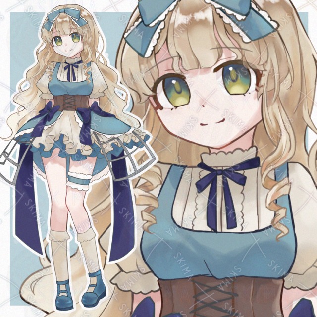 金髪のロリータの女の子の商品画像