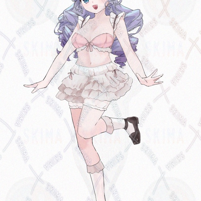 Vertical Rollers Girl 的商品圖片第 3 張