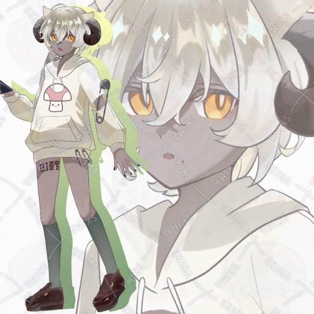 뿔 달린 소년 상품 이미지