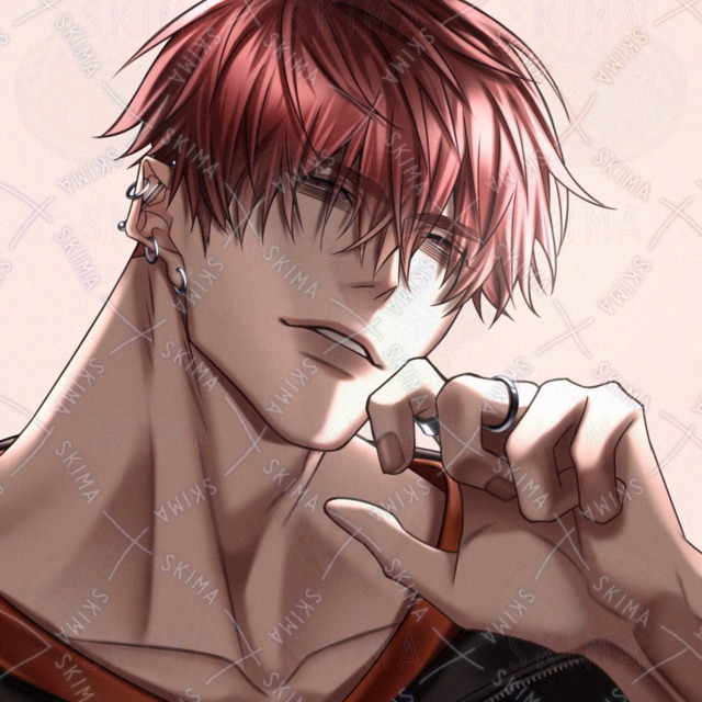 Image of Red-Haired Puppy-Style Boy Icon