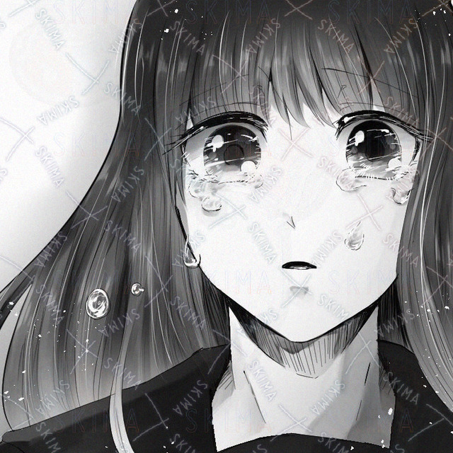 モノクロアイコン(女の子)の商品画像