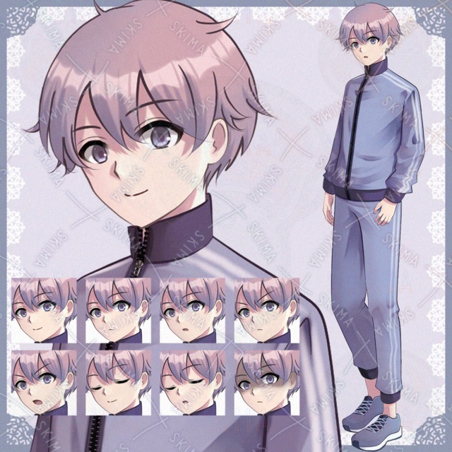 Young Man in Jersey: 8 Expressions 的商品圖片